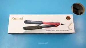 Catok Pelurus dan Keriting Rambut 2in1 Plat Ceramic Tourmaline Kemei 531