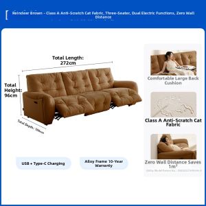 Electric Sofa with Soft and Cream Style