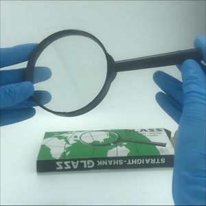 1PC 3X 90mm Handheld Reading Magnifier Plastic Magnifying Glass Educational Tool