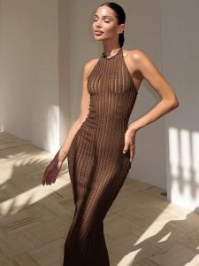 กระโปรงยาวทรงเอแขนกุดถัก กระโปรงทรงเอเอวสูง กระโปรงทรงเอผ้าโพลีเอสเตอร์ กระโปรงทรงเอแขนกุด กระโปรงทรงเอ