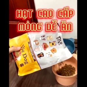 2KG Thức ăn hạt CHÓ PETVIE bổ sung DẦU CÁ HồI và RAU Củ giúp Lông khỏe giảm rụng giảm chảy nước mắt