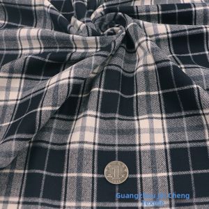 Autumn Flannel Check Dress Fabric