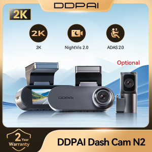 DDPAI | DDPAI N2 Dash Cam 2K Night Vision 24H Parking Monitor ADAS WiFi APP Control Car DVR Car Camera