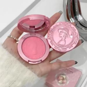 GEGE BEAR Stereo Relief Fog Color Blush Palette Natural Matte Facial Monochrome Blusher Retro Style Cheek Tint Blush