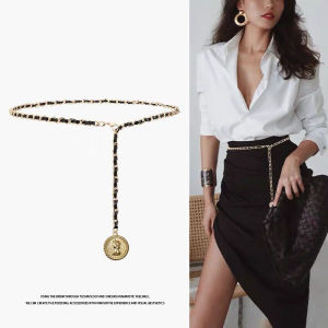 JIFANPAUL | Black Metal Fashionable Waist Chain