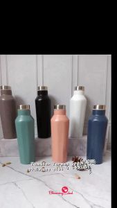 Tumbler Termos Premium Stainless Steel 4 Sisi Datar 500ml (BC806)