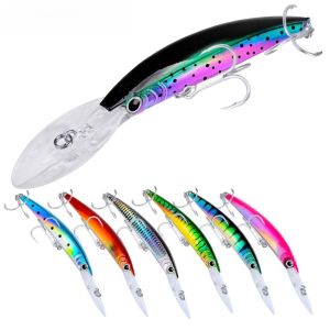 1pcs 17cm 27g Floating Big Minnow Fishing Lure Wobblers Hard Artificial Bait Crankbait Bass Trolling Pike Carp Fishing Tackle