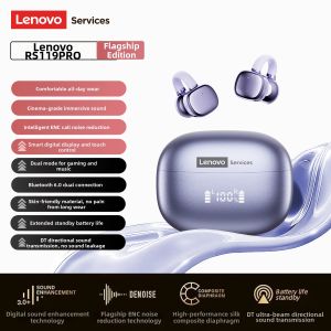 Lenovo | High Quality Sound Bluetooth Earphones with Noise Cancellation for Sports Long Battery Life
