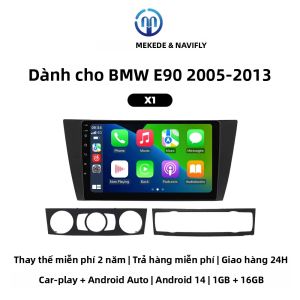Đầu Radio Xe Hơi Không Dây MEKEDE CarPlay Android Auto Dành Cho BMW 3-Series E90 E91 E92 E93 2005-2012 Với Hệ Thống Thông Minh BT WiFi RDS