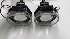 โปรเจ็กเตอร์ bi LED 5D Easyfit BLUE LENS ขนาด 3 นิ้ว บางเฉียบรูปตัว O