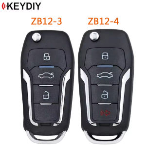 1 Piece KEYDIY ZB12 Universal KD Smart Key Keyless Remote Key Fob ZB12-3 ZB12-4 ZB Series for KD-X2 KD MAX Key Programmer