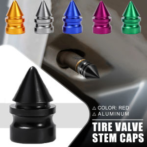 4 chiếc nắp đậy van vỏ xe nhôm tháp cho xe đạp tự động Bộ nắp van hợp kim xe máy cho van phụ tùng kiểu dáng xe hơi phụ kiện