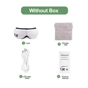 Raiuleko | Mặt Nạ Massage Mắt Thông Minh Có Thể Gập Lại Với Chức Năng Rung Bluetooth Sạc Được Máy Massage Mắt Di Động Giúp Giảm Mỏi Mắt