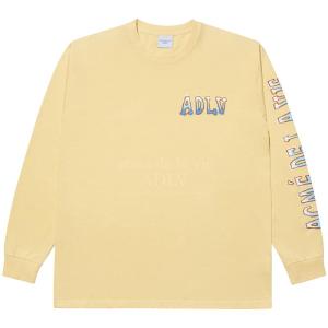 Acme de la vie | เสื้อยืดคอกลมแขนยาวพิมพ์ลายโลโก้ระดับไฮเอนด์สำหรับผู้ชายและผู้หญิง ADLV เสื้อชั้นในฤดูใบไม้ร่วง/ฤดูหนาว สวมใส่สบาย สวมใส่สบาย