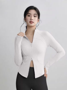 DAJIRIJI | Autumn Winter Dual Zip Yoga Coat Women