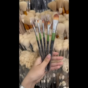 Cọ Vẽ Đầu Filbert (Oval) Cán Nhựa Cao Cấp Cọ Mỹ Thuật Cho Acrylic Gouache Màu Nước Sơn Dầu Và Canvas LIM ART
