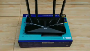 Router TP-Link Archer AX23 WiFi 6 AX1800 Dual Band Gigabit Stabil Untuk Internet Gaming Streaming