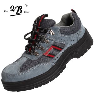 QiBao 6KV Electric Insulation Shoes Mens Work Safety Shoes Breathable Anti Crush And Piercing Wear Resistant Labor Protection