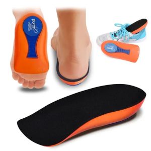A pair of arch support orthopedic heel insole insoles plantar fasciitis half insoles heel cushioning insoles