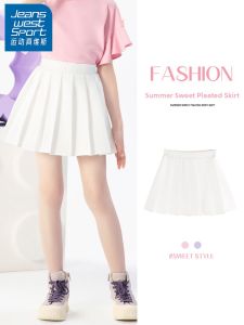 JEANSWEST SPORT | New White Pleated Skirt for Girls Mini Skirt