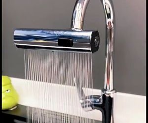 Đầu vòi rửa bát thông minh thế hệ mới nhiều chế độ phun có kiểu thác nước (Nhựa ABS)