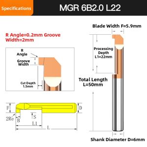 HUHAO | Internal Grooving Turning Tool for Small Diameter Holes
