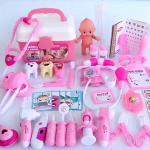 COOLToy Mainan Dokter Dokteran Anak dengan Koper Mainan Dokter Lengkap Perempuan PlaySet