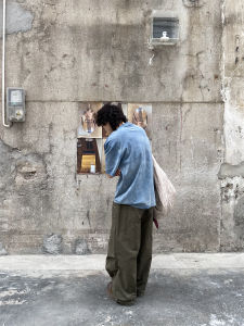 Spring & Fall New Arrival Pleated Casual Pants Men and Women American Retro Loose Easiest for Match Street Dance Pants Dad Wide-Leg Overalls Fashion