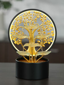 New Chinese Style Wealth Tree Water Flowing Luxury Living Room Company Front Desk Circular Humidification Water Landscape Decorative Ornaments