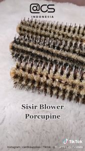 TONY & GUY Sisir Blow Gagang Kayu: Mengenal Porcupine Blower Sasak Baris