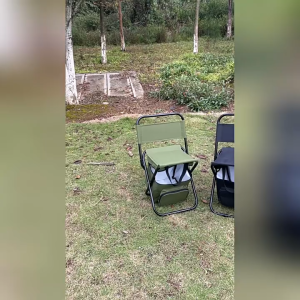 Tripod Fishing Seat Outdoor Portable Folding Stool Compact Camping Chair Lightweight Carry Storage Kelengkapan Luar