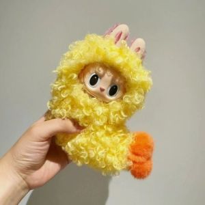 สําหรับ 17 ซม.น่ารัก Labubu ตลกตุ๊กตากุ้งทอด Labubu นั่งเสื้อผ้าเด็กตุ๊กตาเสื้อผ้า DIY หัตถกรรมอุปกรณ์เสริม (ไม่มีตุ๊กตา)