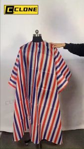 ช่างทำผม 145*160 ซม. ผมตัดผมผ้าไม่ติดผมตัดผมผ้ากันเปื้อน โกนผ้าคลุมไหล่ตัดผม บรรยากาศไฮยาลูรอนิค ป้องกันไฟฟ้าสถิตย์