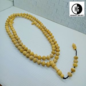 tasbih kayu kemuning gading motif piramid h522