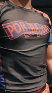 Porrada Martial Arts Short Sleeve Rash Guard Compression