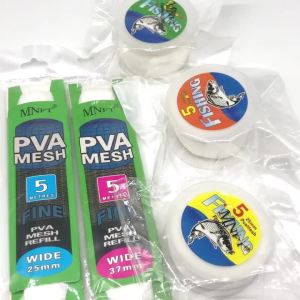 5M PVA Đường Kính Lưới Hòa Tan Trong Nước Mồi Câu Cá Túi Cá Chép Thô Câu Cá 25/37/44 Mm Đường Kính Lưới Phụ Kiện Câu Cá