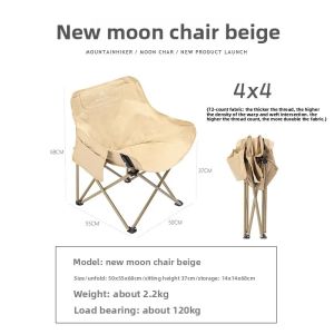 Mountainhiker | Mountainhiker Outdoor Folding Portable Recliner Fishing Moon Chair Camping Stool Beach Chair