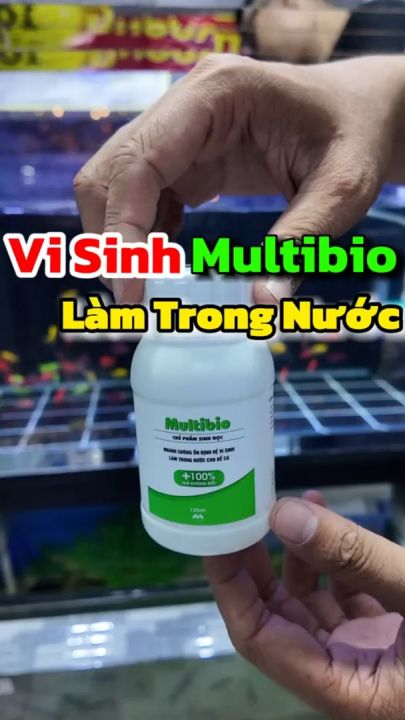 Multibio chế phẩm sinh học nhanh làm trong nước, ổn định vi sinh bể cá