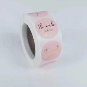 FYBEE Thank You Seal Sticker Labels Self-adhesive Package Sticker 500PCS/Roll