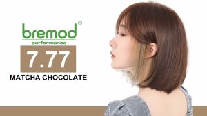 Bremod Premium Matcha Chocolate 7.77 (HAIR COLORANT/HAIR DYE WITH OXIDIZING CREAM) Hair Color