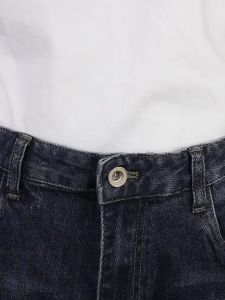 Moda 17mm Detachable Metal Waist Buttons with Flowers Patterns Metal Pants Button for Clothes