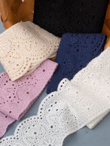 High Quality Fine Cotton Lace Edging DIY Handmade Clothing Accessories Sleeve Cuffs Collar Skirt Hem MAMASA Brand China Made