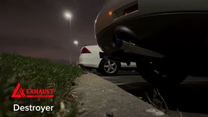 Paket resonator+muffler LK exhaust "Destroyer" knalpot racing mobil Smooth bass