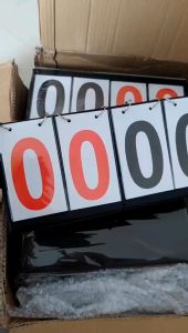 Sports Scoreboard Basketball Badminton Football Volleyball Competitions Score Counter for Table Tennis Basketball 4 Digit Portable