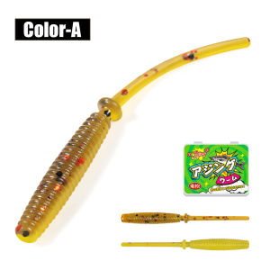 Mồi Câu Giả Spinpoler Mini Pintail Worm 43mm TPR Siêu Nhỏ 8 Màu Nổi Dành Cho Câu Cá Ajing Câu Cá Trên Băng Câu Cá Nhẹ Cá Vược Cá Rô Câu Thả Rơi.