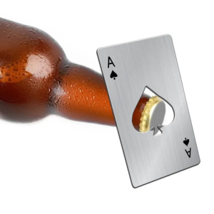 A Credit Card Opener Personalized Stainless Steel Bottle Beer Opener 2colors
