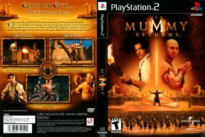 PS2 DVD Game The Mummy Returns