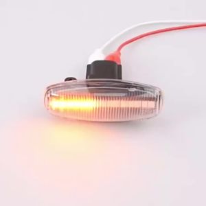 1 Pair For Toyota Yaris Vios Car Led Dynamic Side Marker Turn Signal Light Sequential Blinker Light 2014 2015 2016 2017-2019