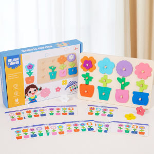 Educational Wooden Color Matching Puzzle Board