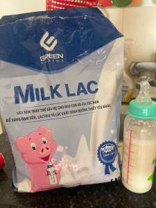 1kg milk lac - sữa non thay thế sữa mẹ cho heo chó mèo dê cừu